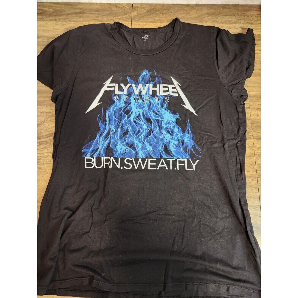 Fly Wheel Sports Shirt Size M Burn Sweat Fly